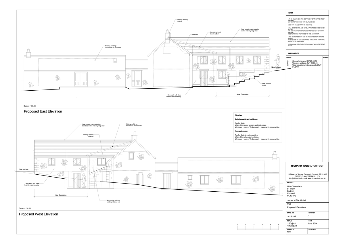 Extension to dwelling nr Bodmin Richard Tosic Architect